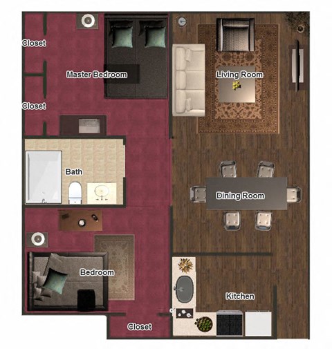 a floor plan of a house